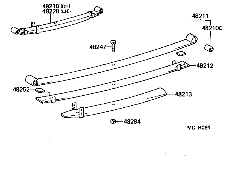 48231-27110 SPRING, COIL, REAR product image