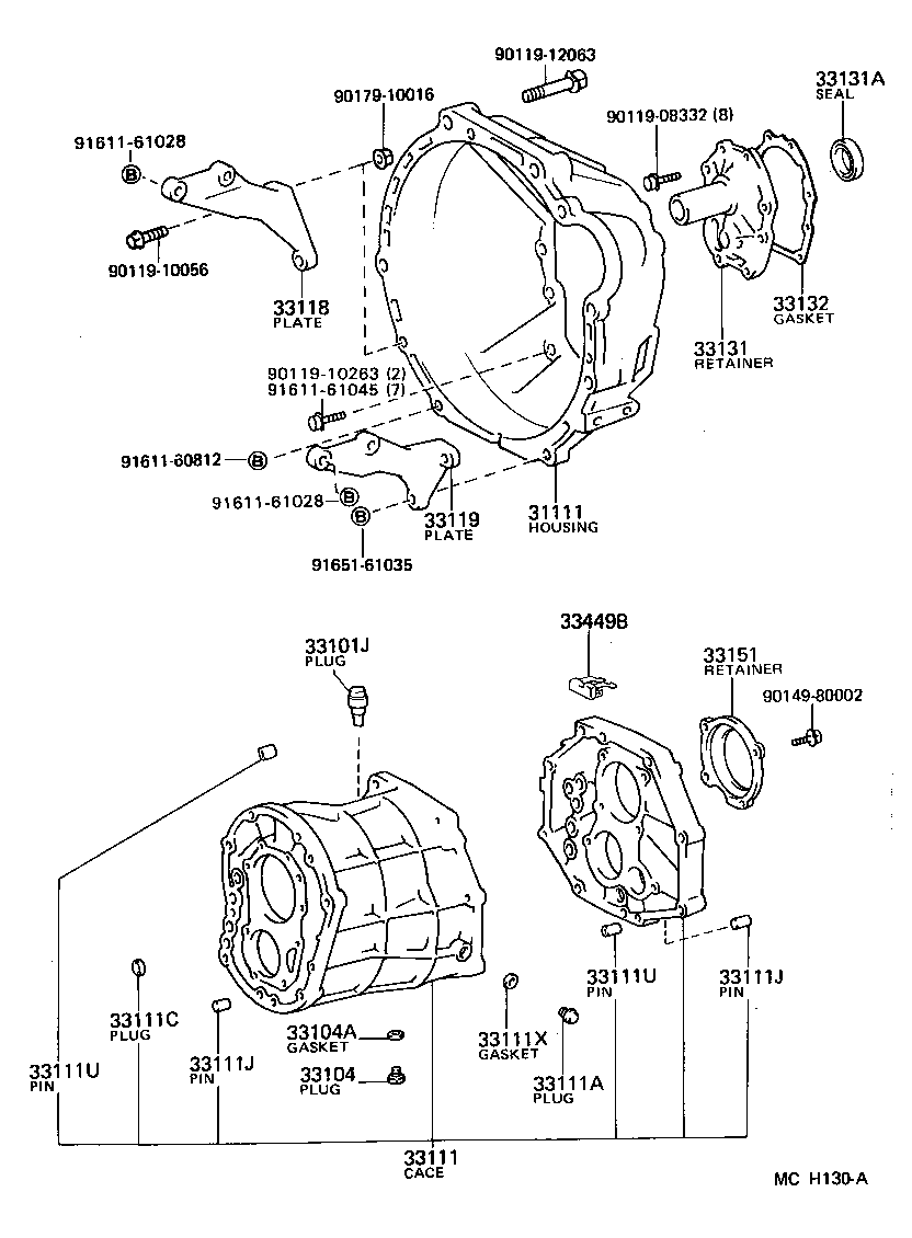 33119-27010 PLATE, STIFFENER, LH(MTM) product image