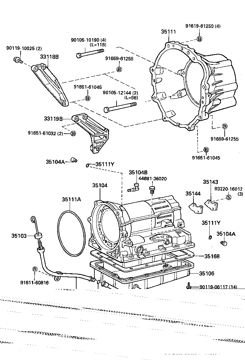 35103-35110 GAGE SUB-ASSY, TRANSMISSION OIL LEVEL product image