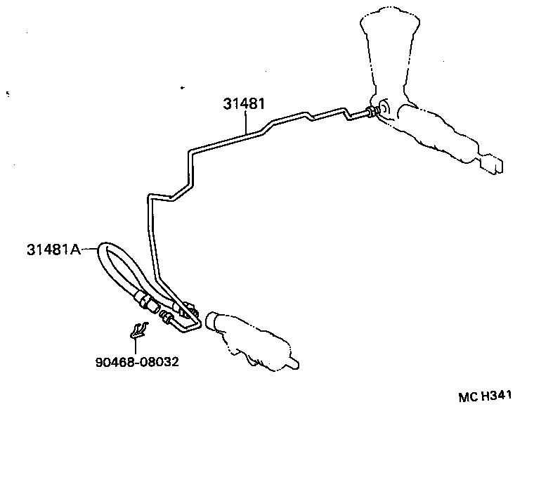 31310-22070 PEDAL SUB-ASSY, CLUTCH product image