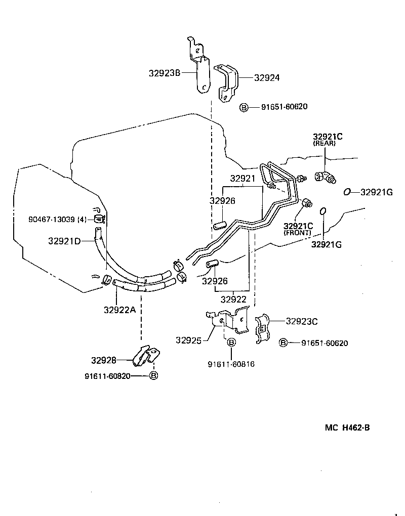 32922-27120 TUBE, OIL COOLER OUTLET, NO.1 product image