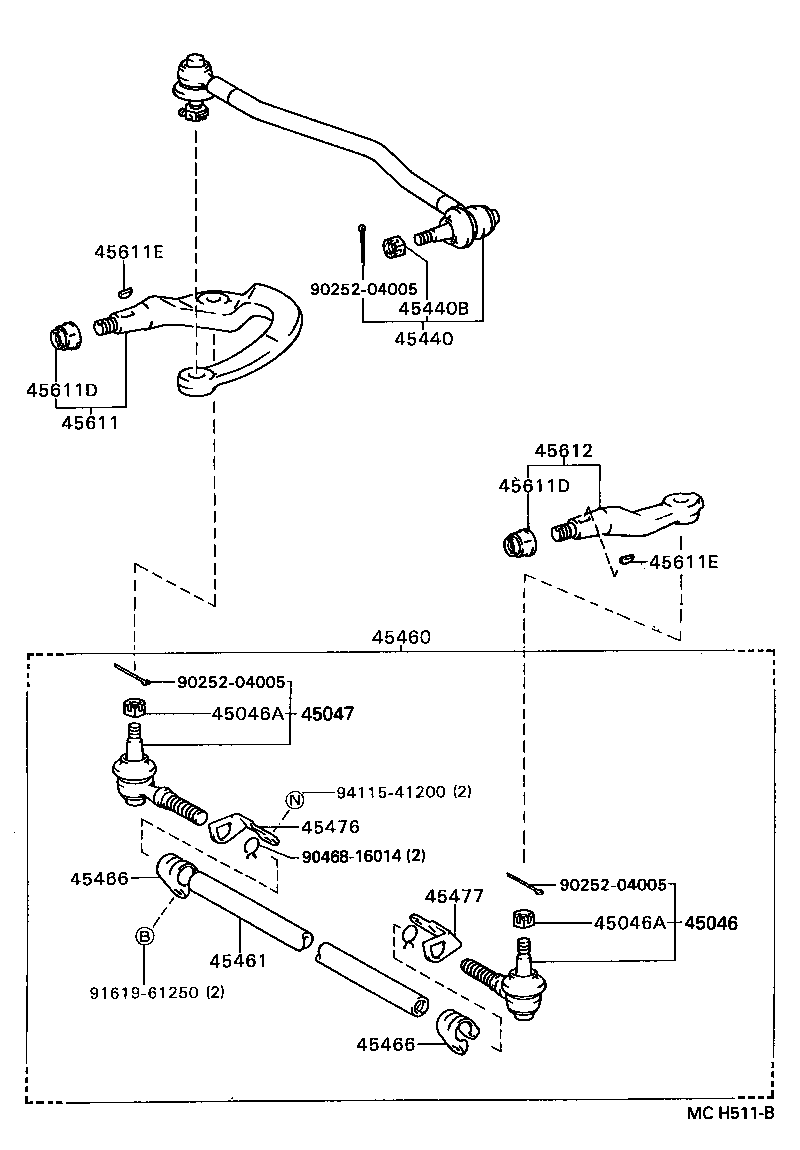 44110-36241 GEAR ASSY, POWER STEERING product image