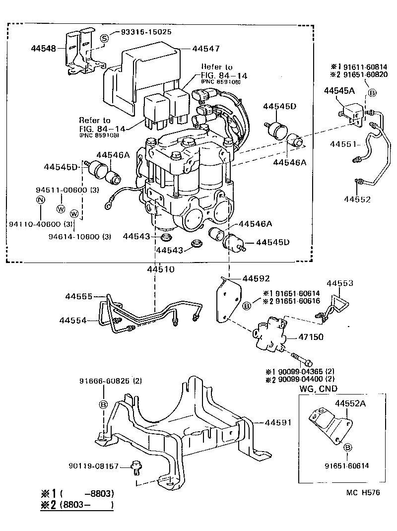 44510-32010 ACTUATOR ASSY, BRAKE product image