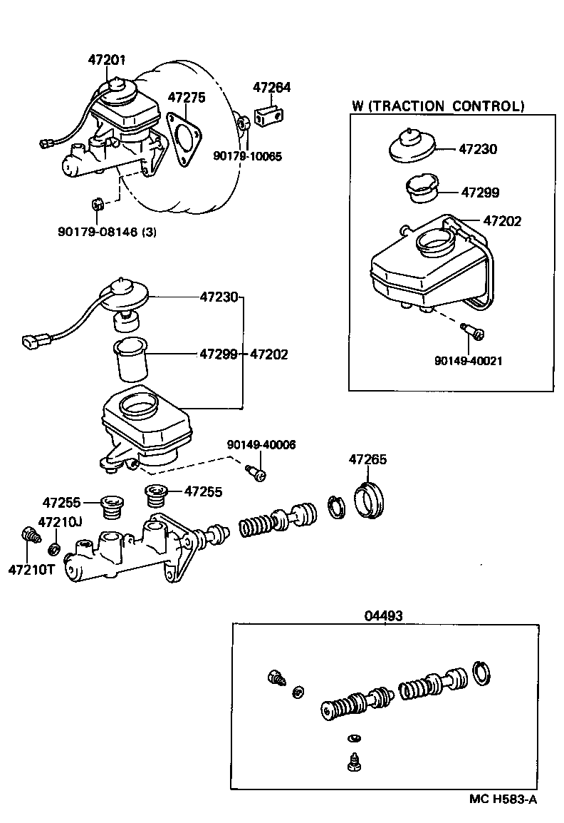 47202-50010 RESERVOIR SUB-ASSY, BRAKE MASTER CYLINDER product image