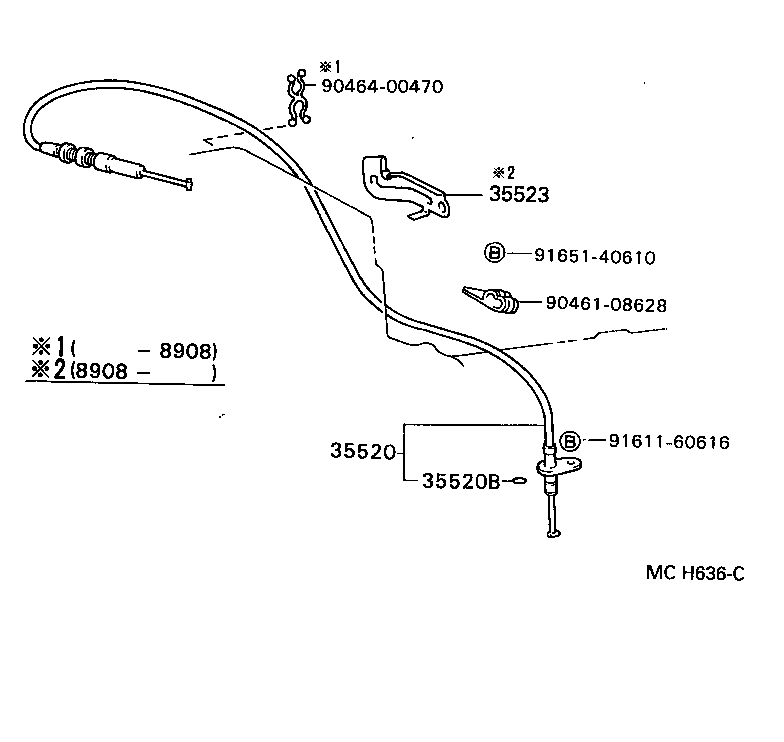 35520-35160 CABLE ASSY, THROTTLE product image