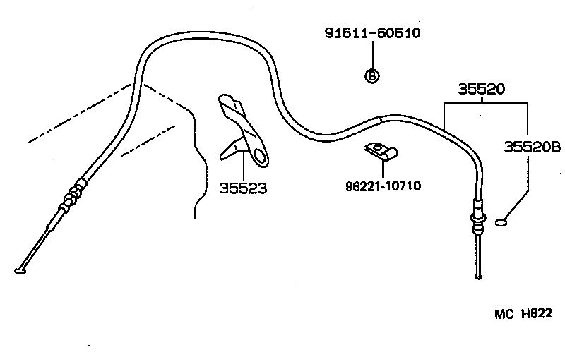 35520-30190 CABLE ASSY, THROTTLE product image