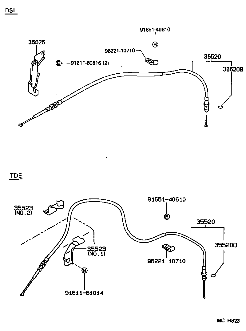 35520-30190 CABLE ASSY, THROTTLE product image