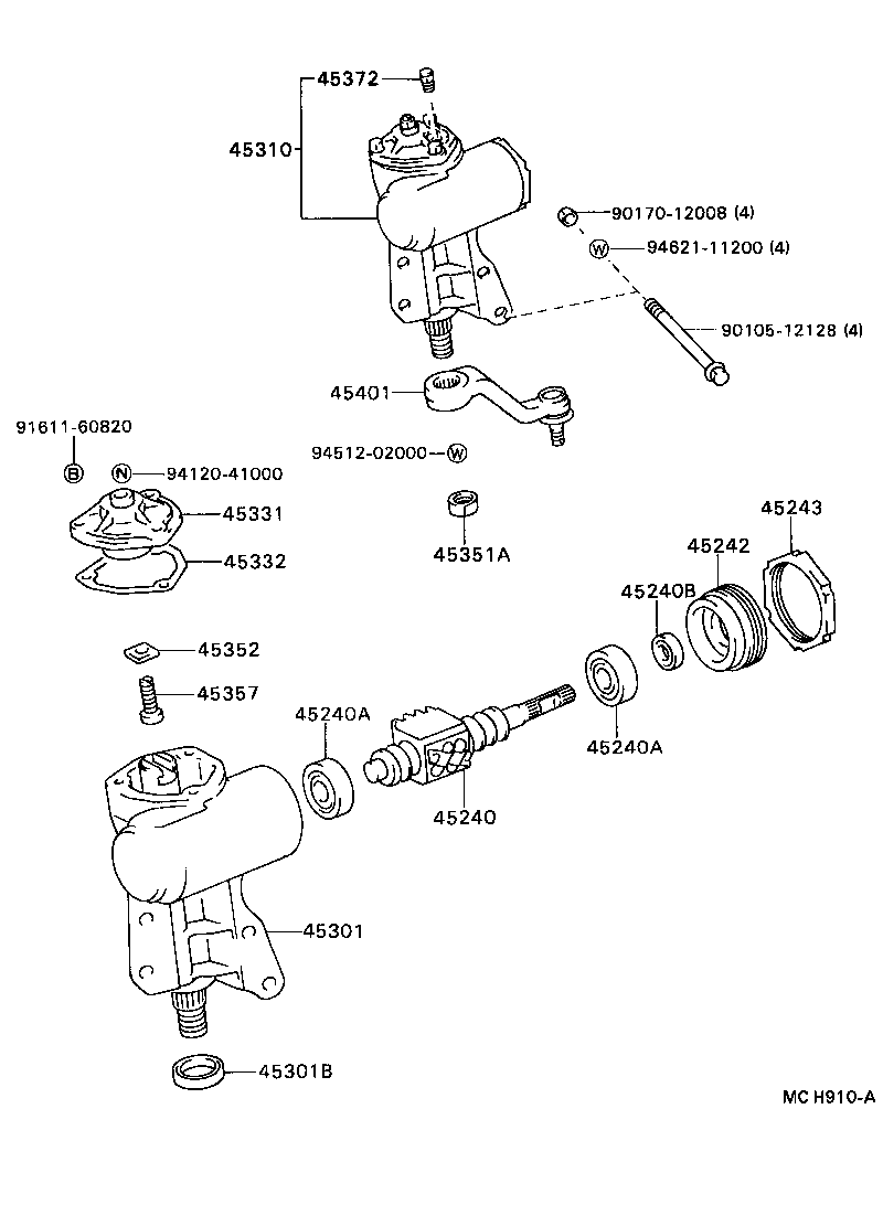 45451-27110 ROD, STEERING RELAY product image