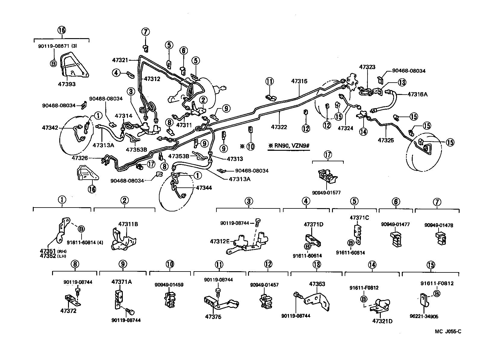 44510-35040 ACTUATOR ASSY, BRAKE product image