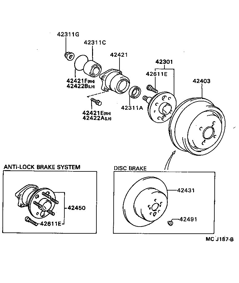 42431-20150 DISC, REAR product image