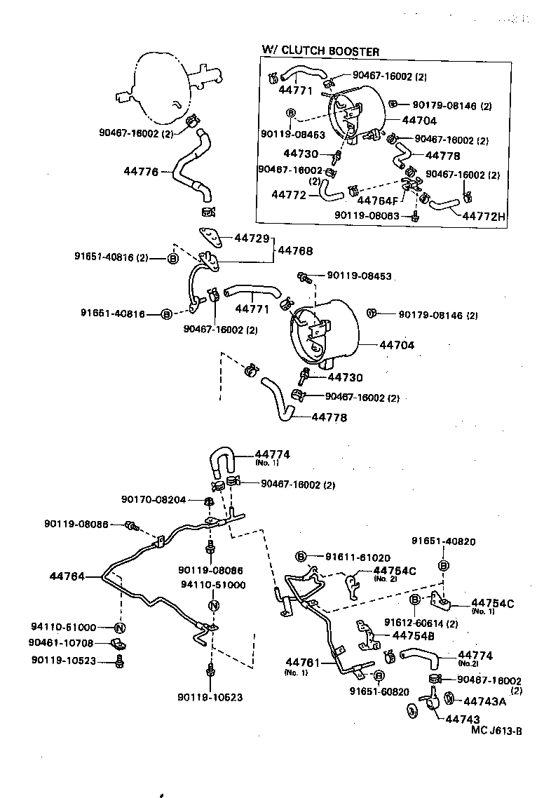 44673-26140 BODY, BOOSTER VALVE product image