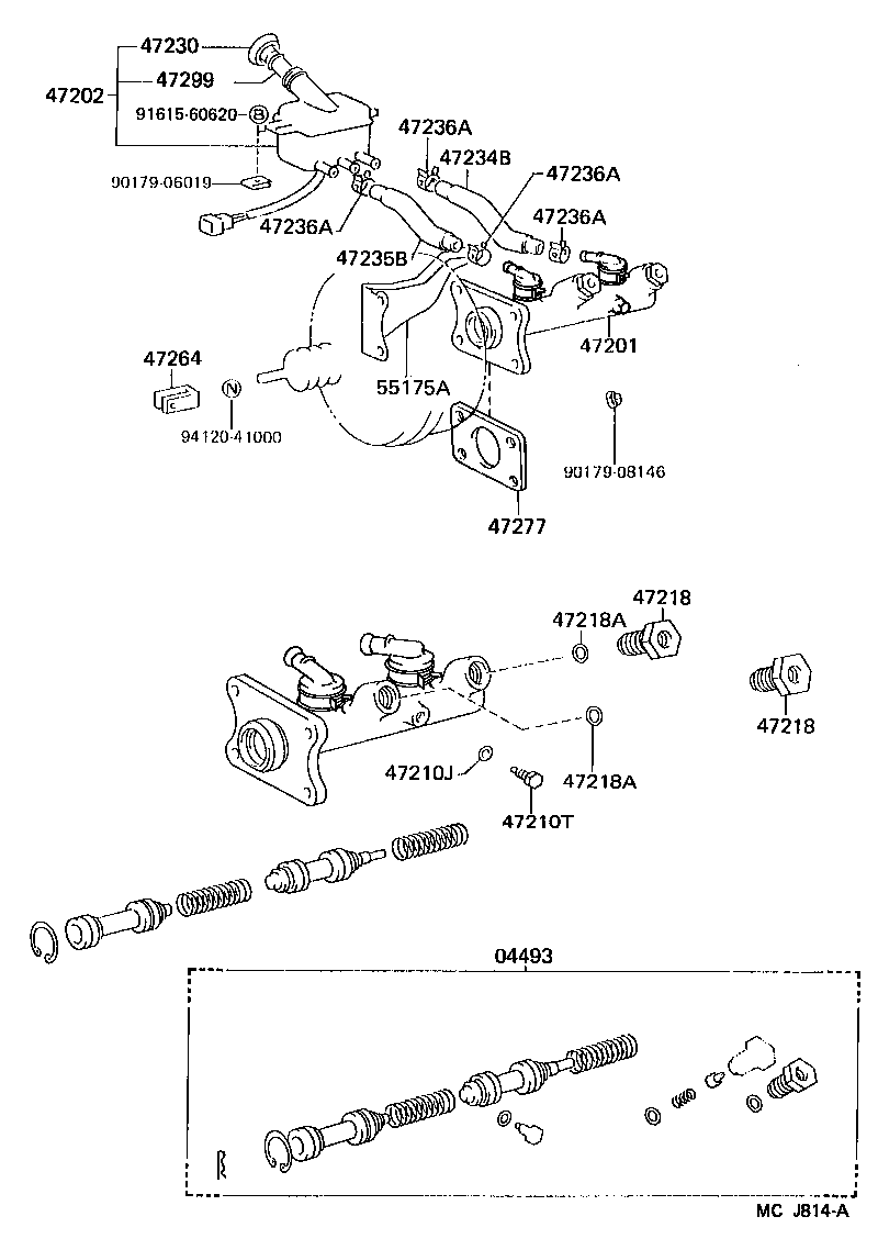 47218-26050 PLUG, MASTER CYLINDER FLUID OUTLET product image