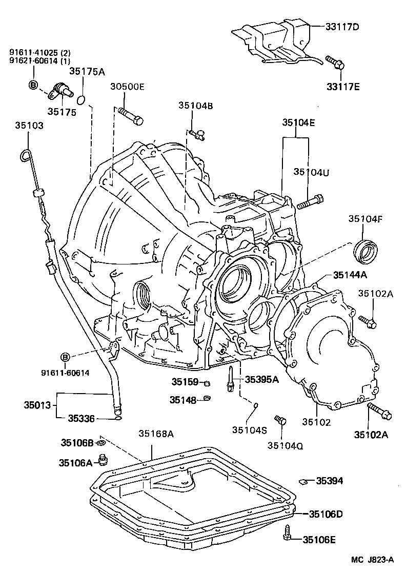 90311-34012 SEAL, OIL (FOR TRANSAXLE CASE) product image