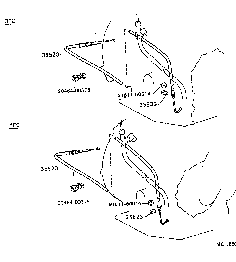 35520-10100 CABLE ASSY, THROTTLE product image