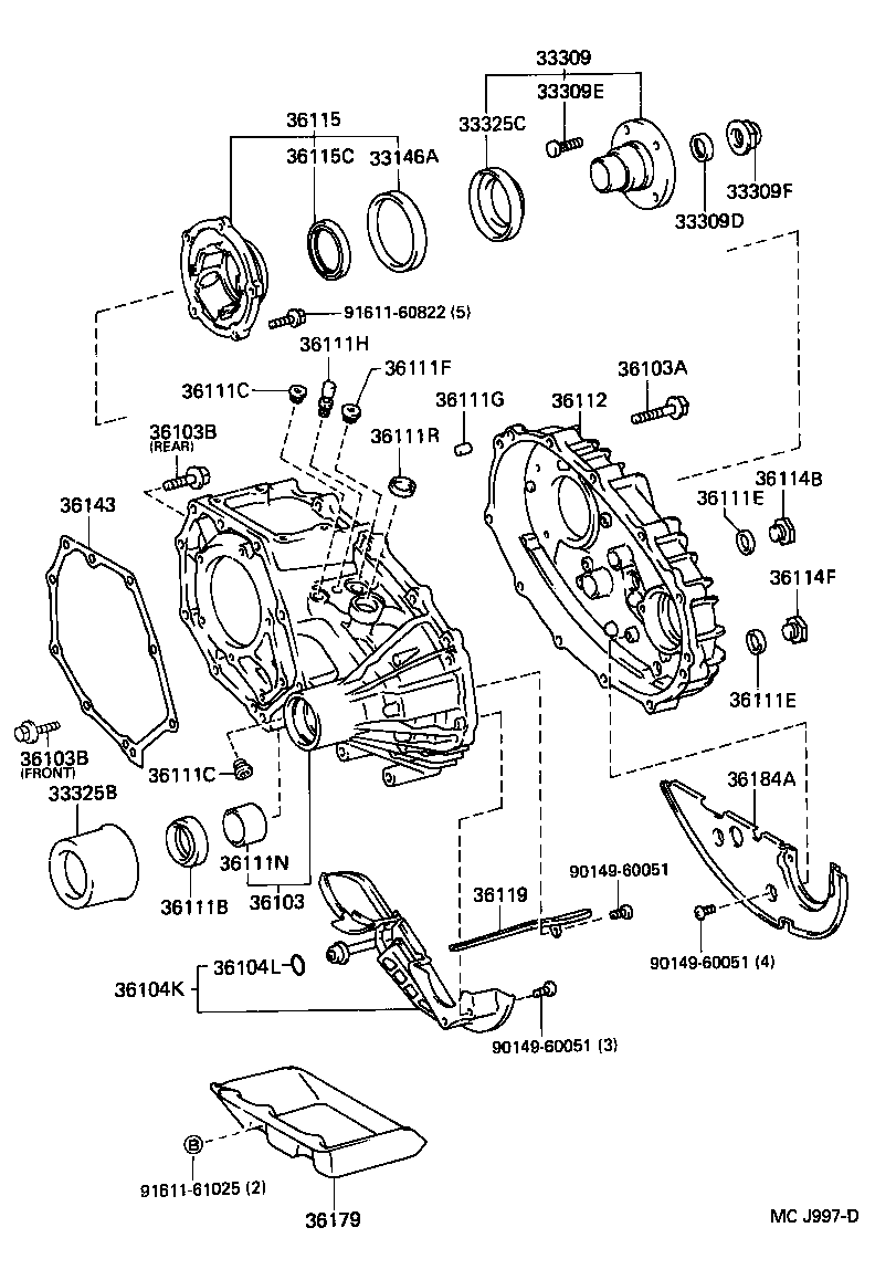 33146-28020 DEFLECTOR, TRANSFER EXTENSION HOUSING DUST product image