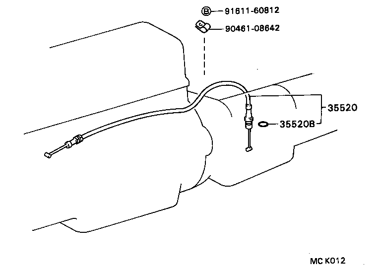35503-36020 ROD SUB-ASSY, THROTTLE LINK CONNECTING, 1ST product image