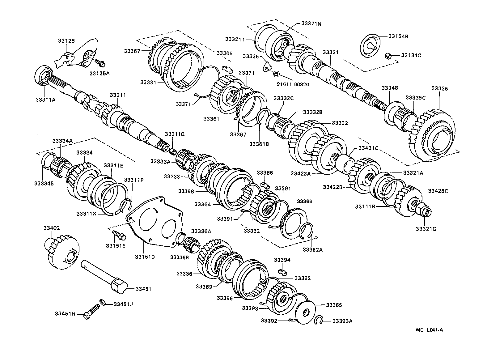 33034-32040 GEAR, 3RD product image