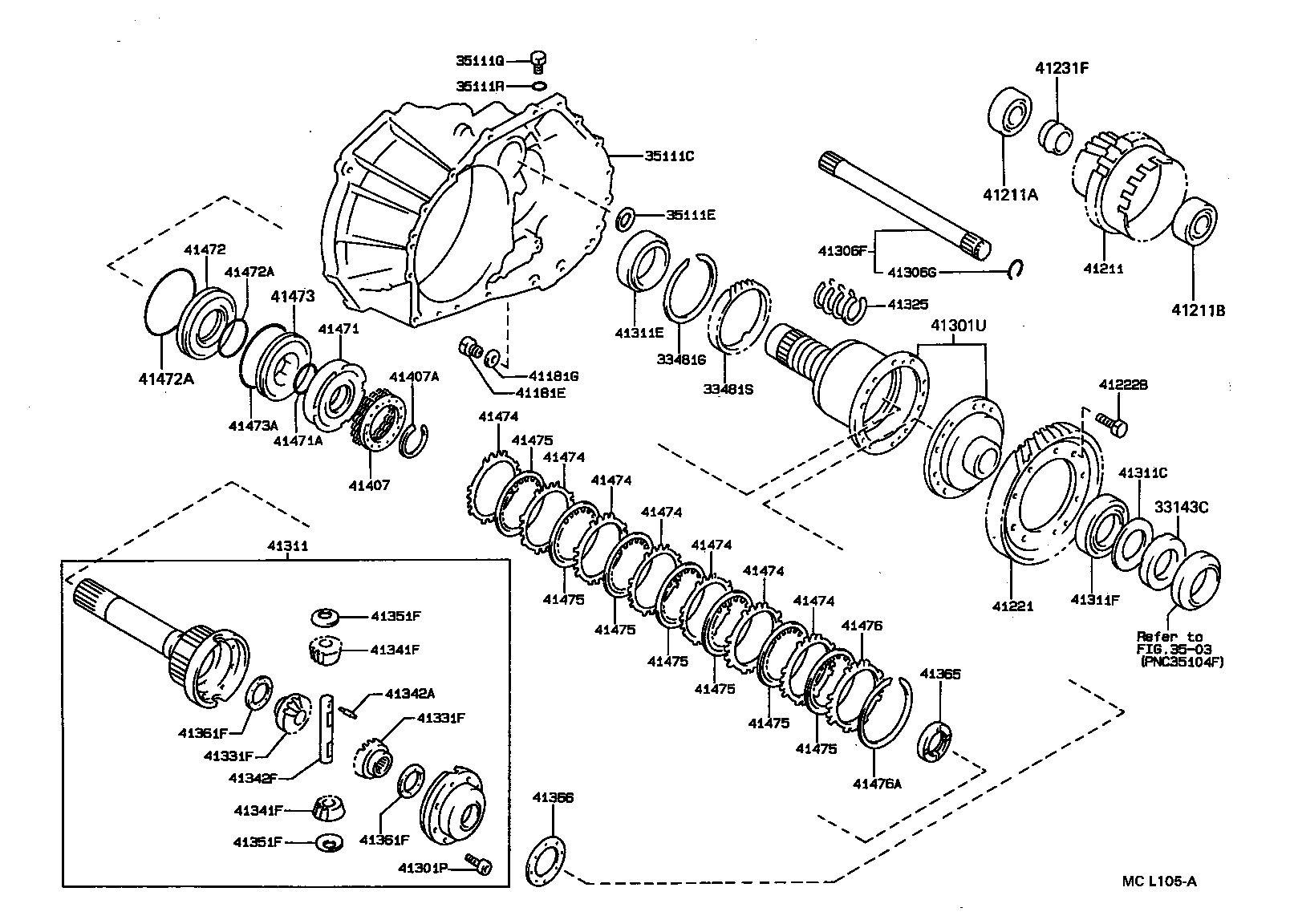 90366-30054 BEARING, TAPERED ROLLER (FOR FRONT DRIVE PINION FRONT) product image