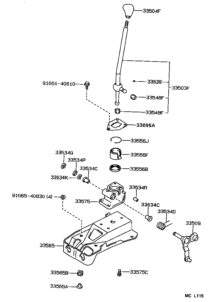 33534-12090 CRANK, SELECTING BELL, NO.2 product image