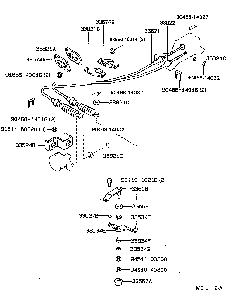 33534-12090 CRANK, SELECTING BELL, NO.2 product image