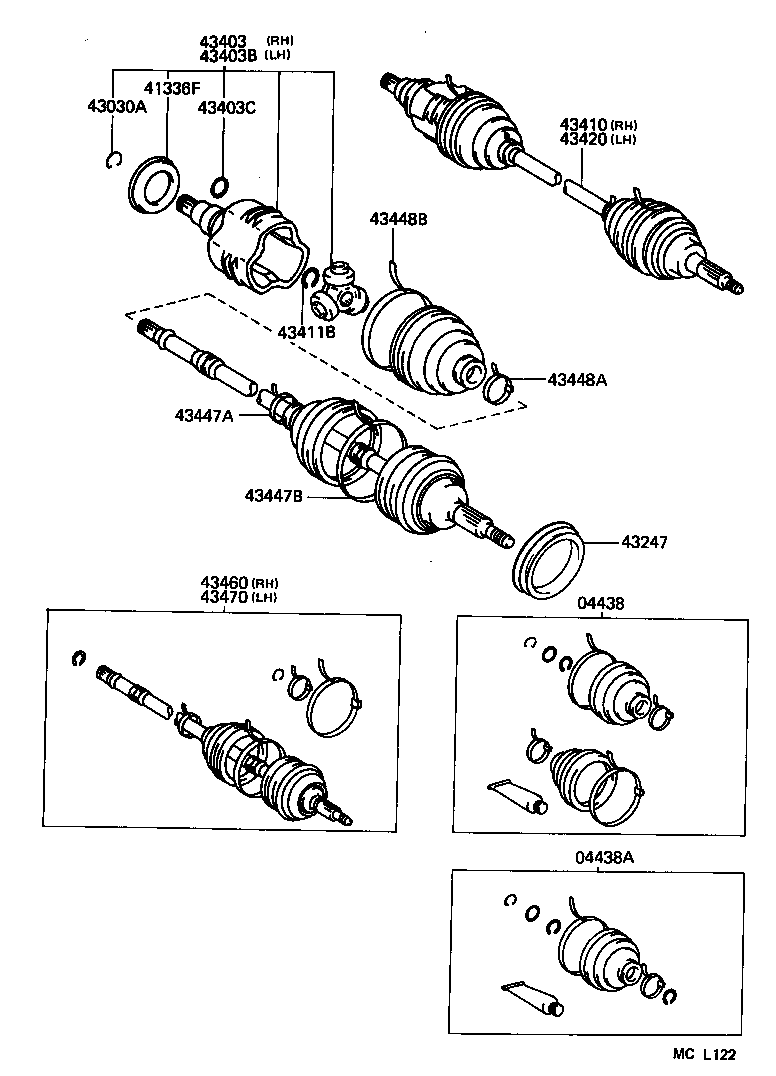 43247-32011 DEFLECTOR, FRONT WHEEL BEARING DUST, NO.2 product image