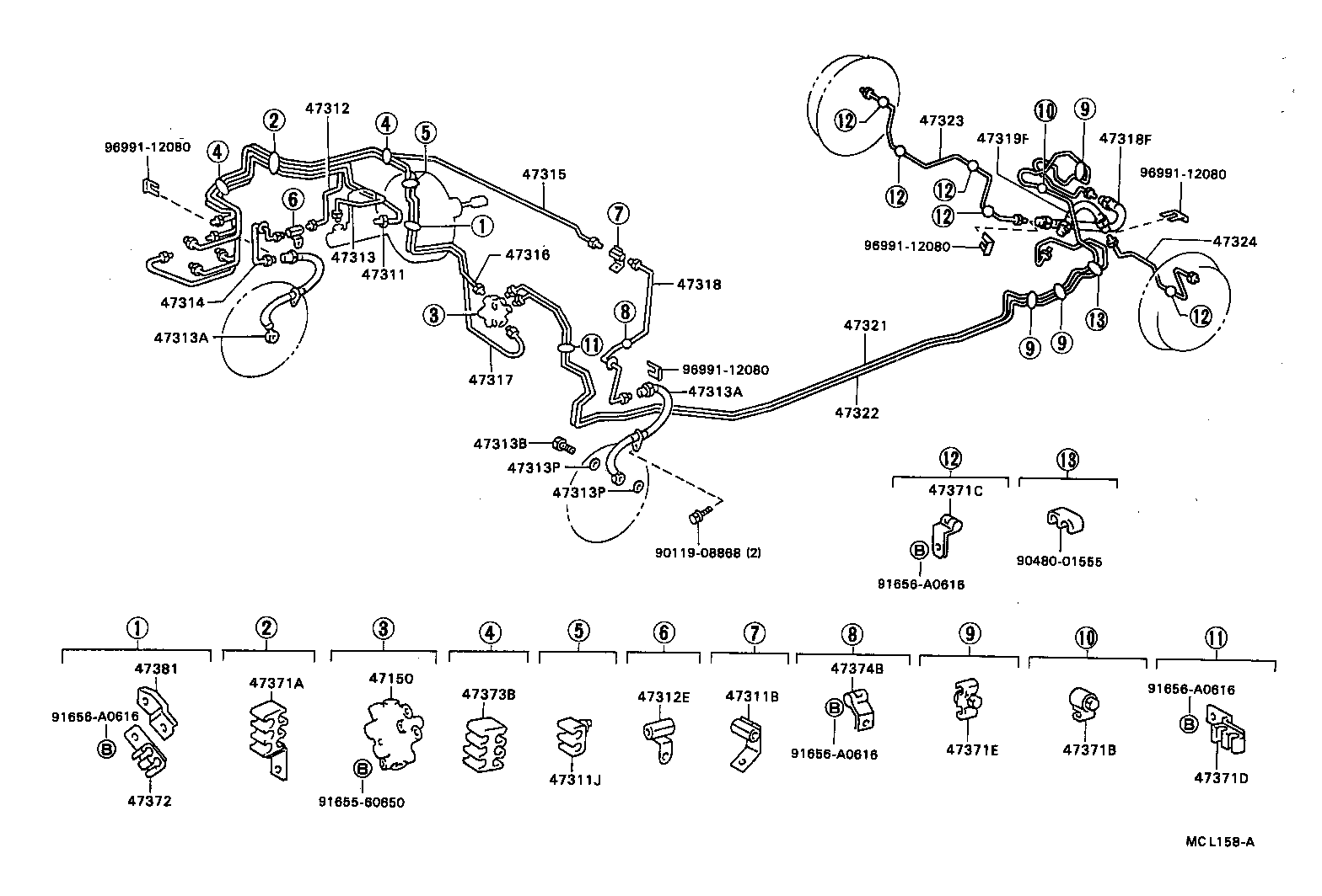44510-16010 ACTUATOR ASSY, BRAKE product image