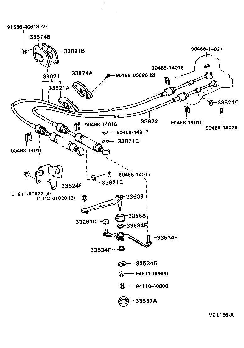 33575-10080 RETAINER, CONTROL SHIFT LEVER (FOR FLOOR SHIFT) product image