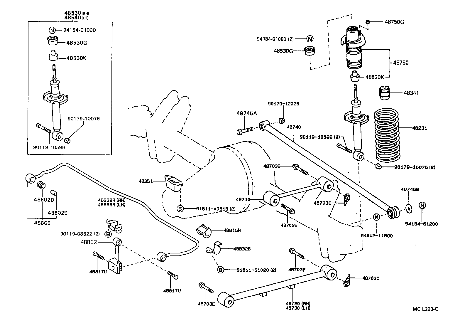 48231-16690 SPRING, COIL, REAR product image
