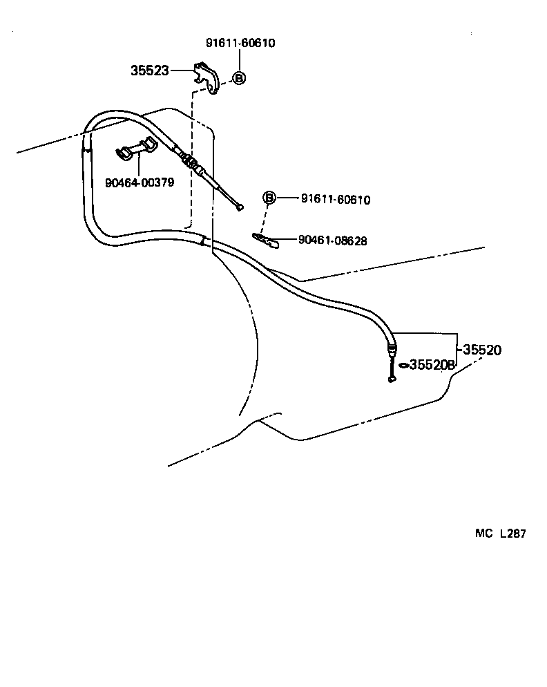 35557-26030 PAWL, PARKING LOCK product image