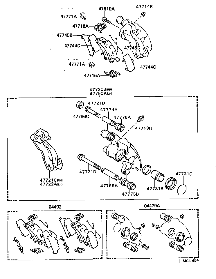 47771-22040 PLATE, PAD WEAR INDICATOR(FOR REAR DISC BRAKE) product image