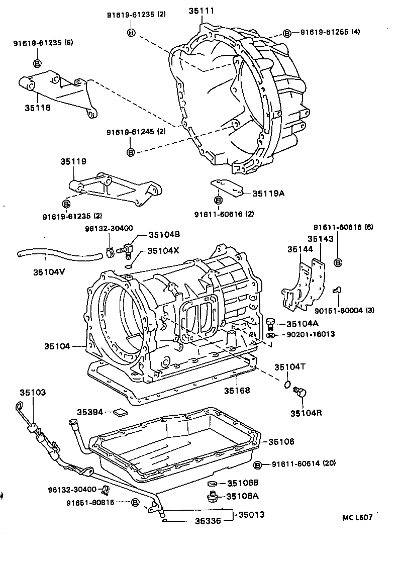 35013-36060 TUBE SUB-ASSY, TRANSMISSION OIL FILLER product image