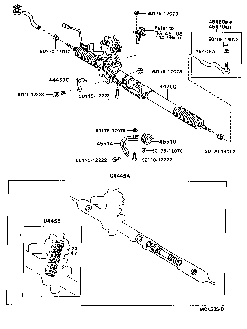 44210-24110 VALVE ASSY, POWER STEERING CONTROL product image