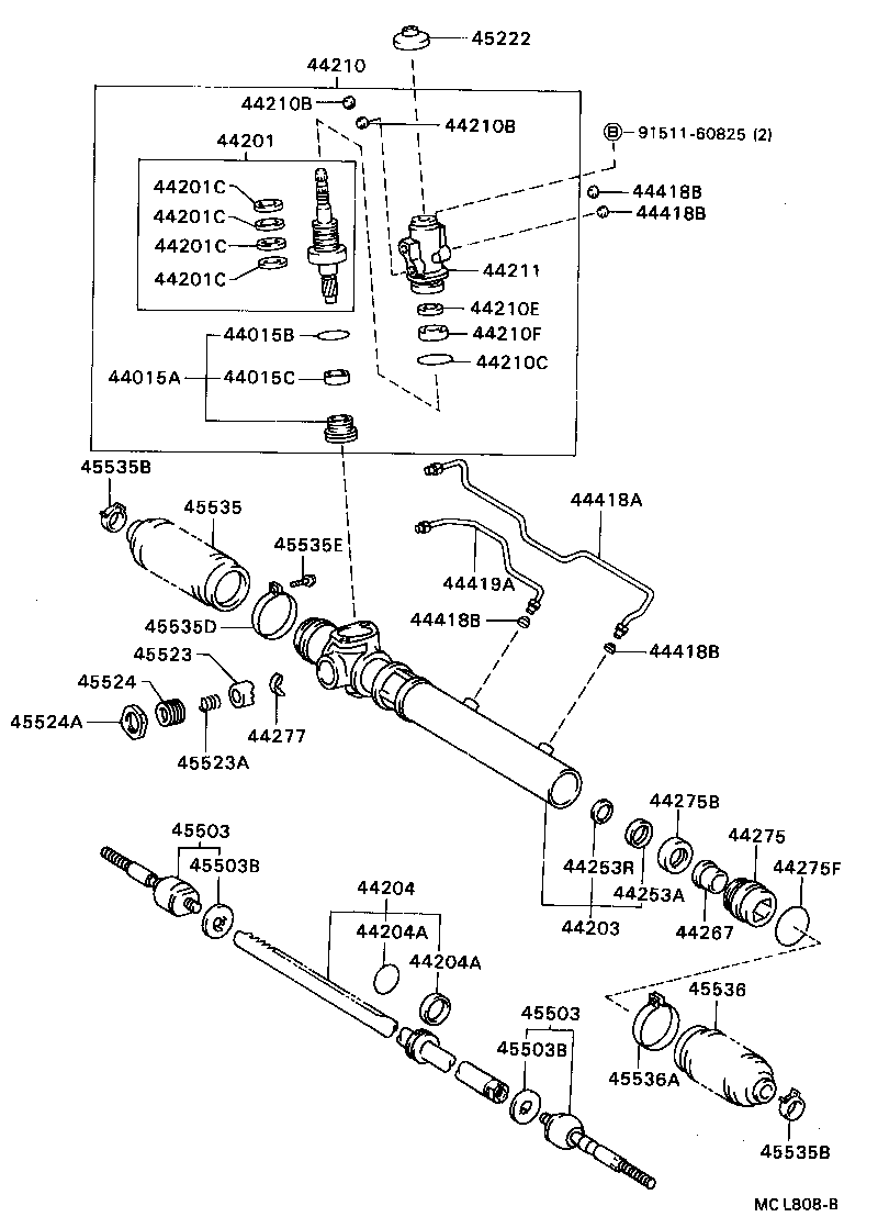 45451-27110 ROD, STEERING RELAY product image