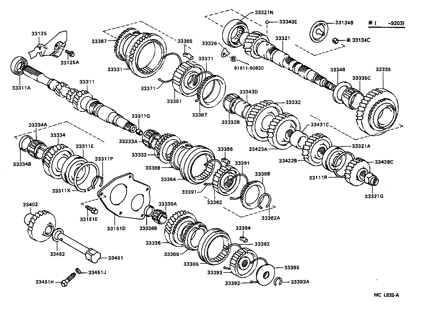 33034-32041 GEAR, 3RD product image