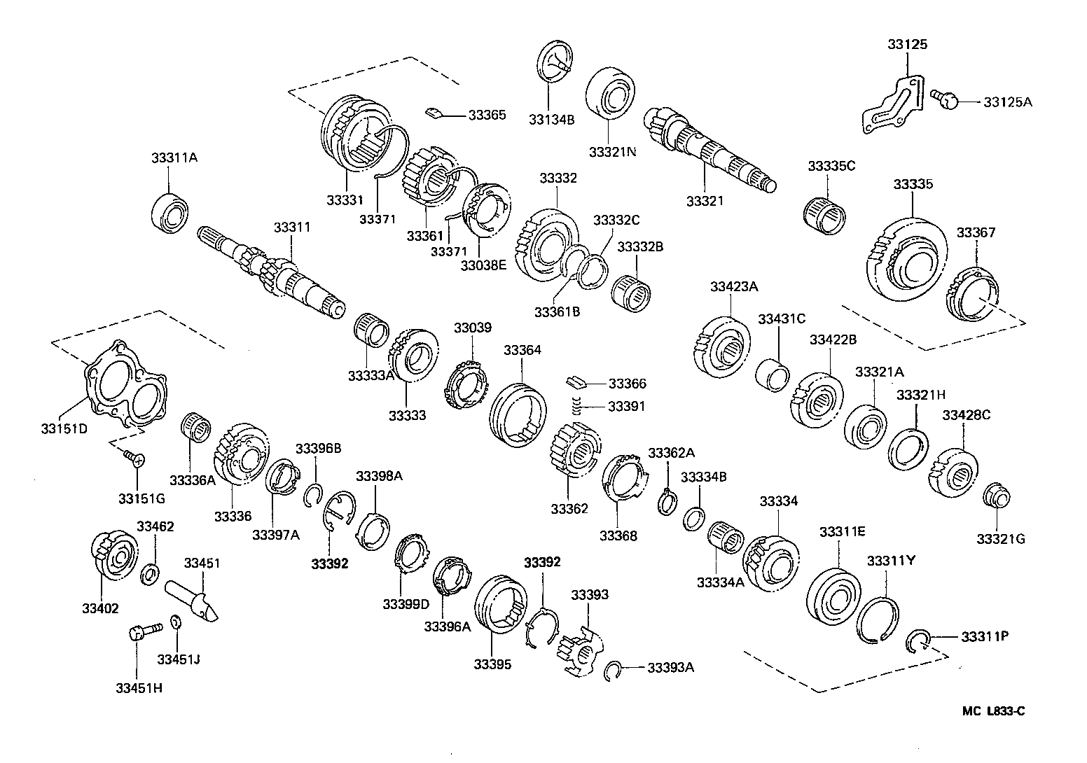 33034-32041 GEAR, 3RD product image