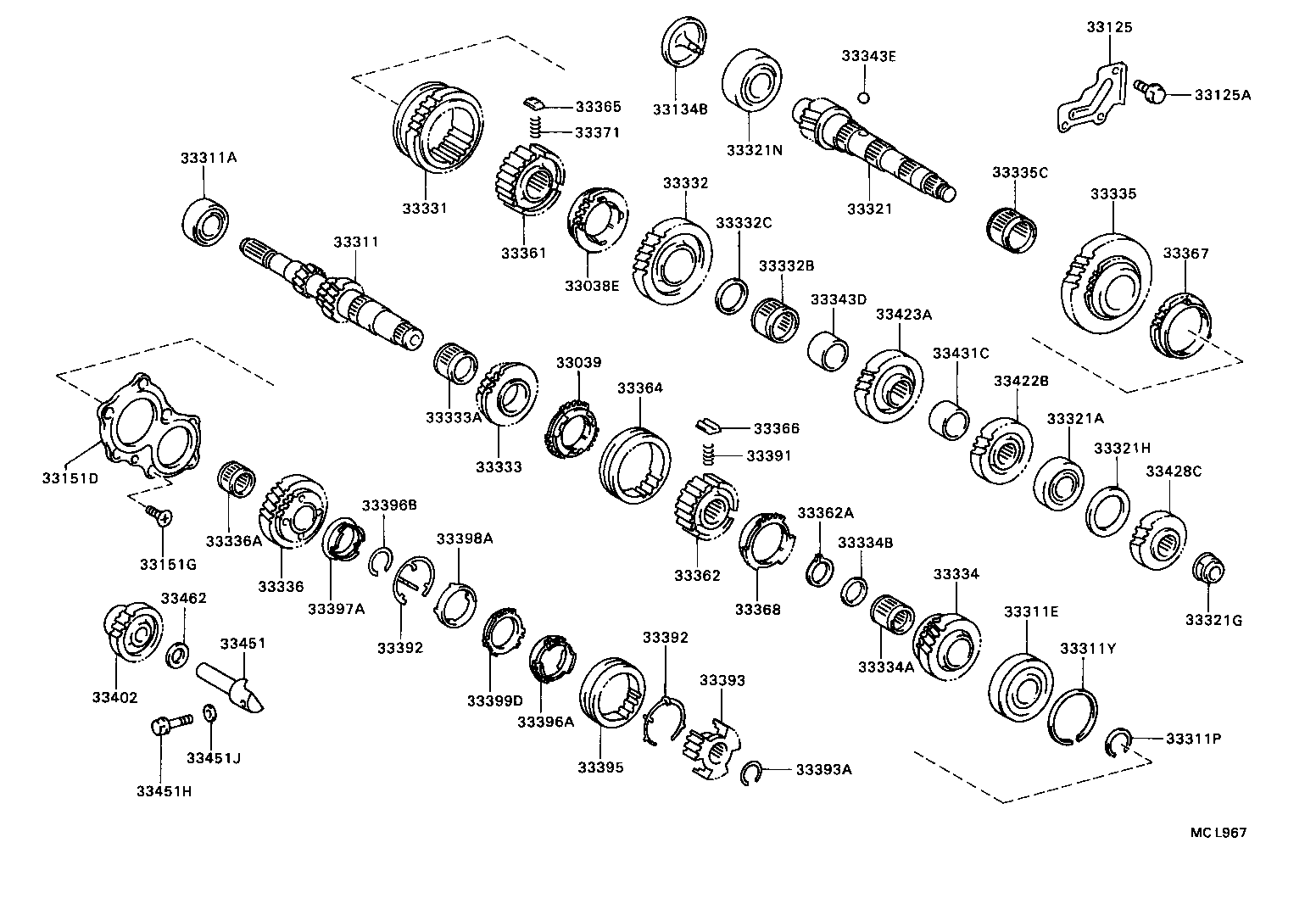 33035-20100 GEAR, 4TH product image