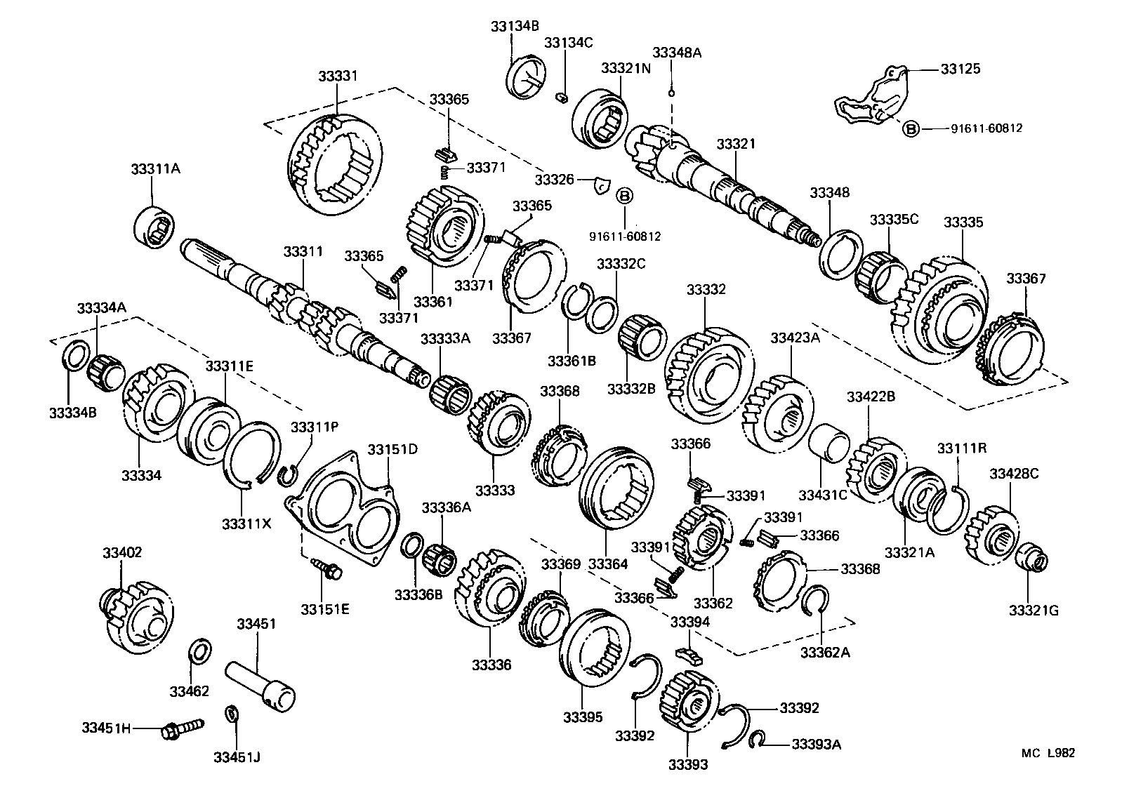 33035-32040 GEAR, 4TH product image