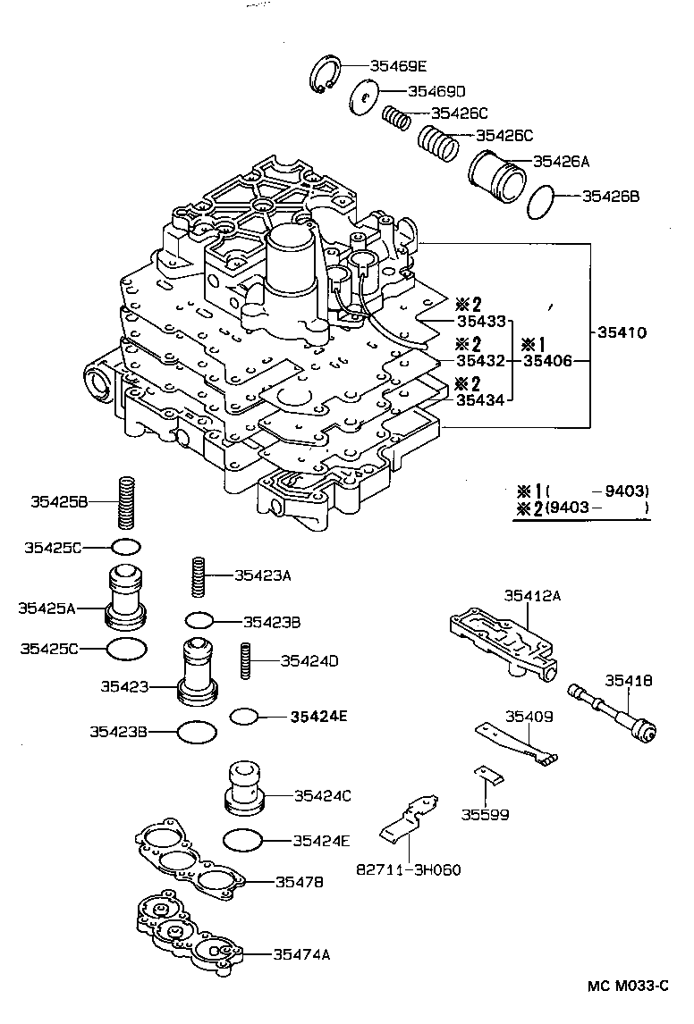 35211-33010 SLEEVE, LOCK UP CONTROL VALVE product image