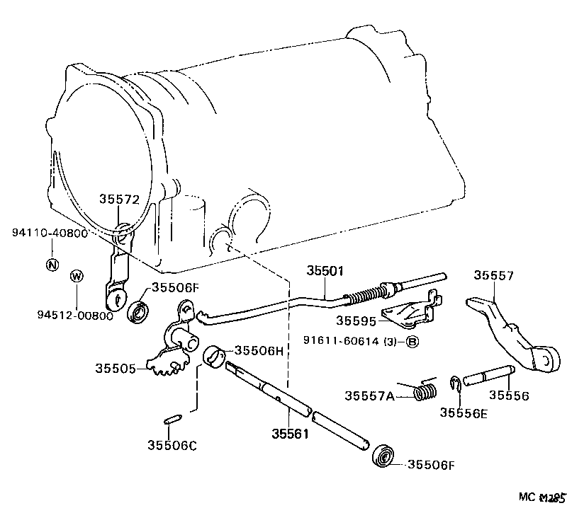 35520-30110 CABLE ASSY, THROTTLE product image