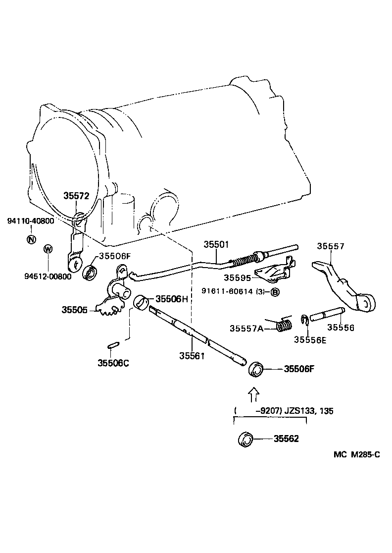 35520-30240 CABLE ASSY, THROTTLE product image