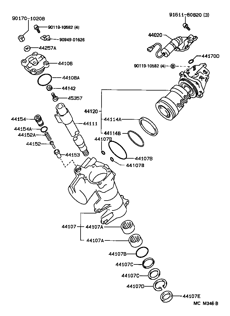 44111-30080 SHAFT, CROSS product image