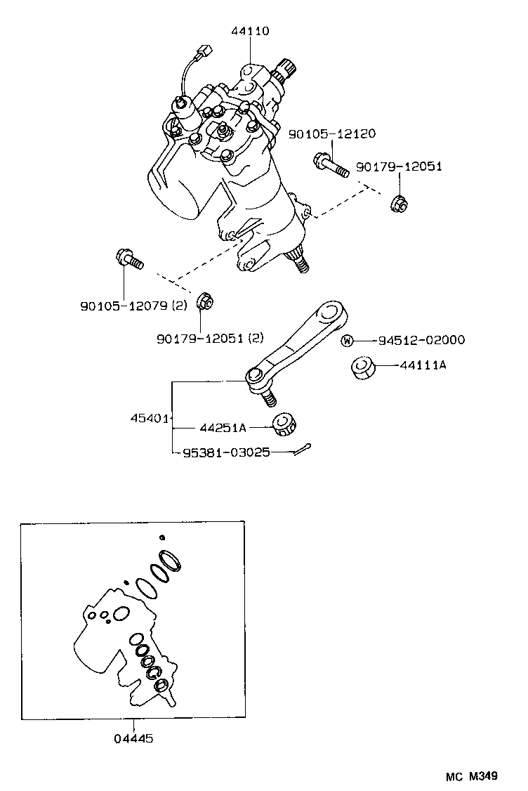 44111-30080 SHAFT, CROSS product image