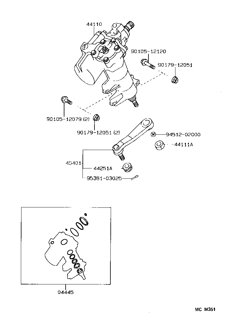 44111-30080 SHAFT, CROSS product image