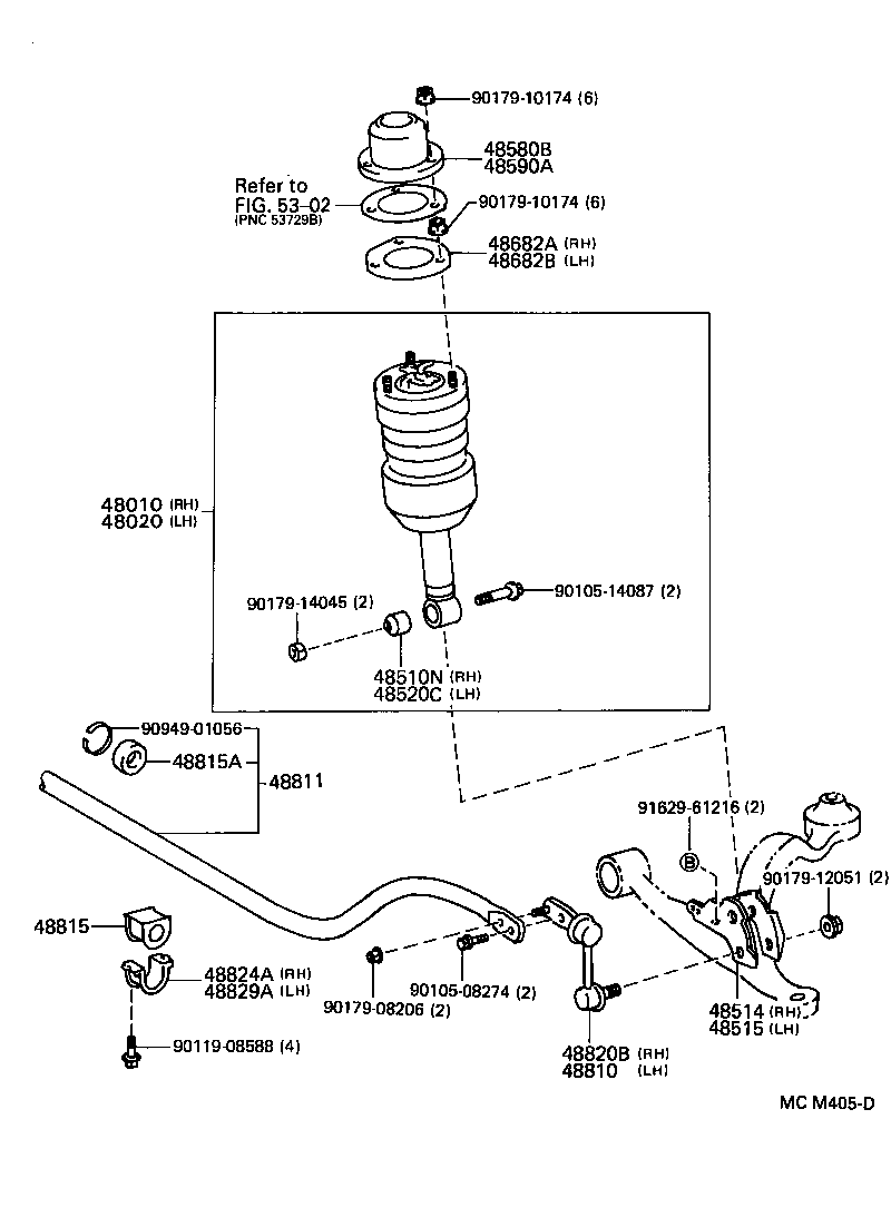 48131-30840 SPRING, FRONT COIL, RH product image