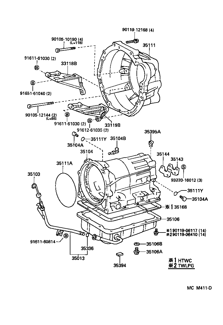 35106-30170 PAN SUB-ASSY, AUTOMATIC TRANSMISSION OIL product image