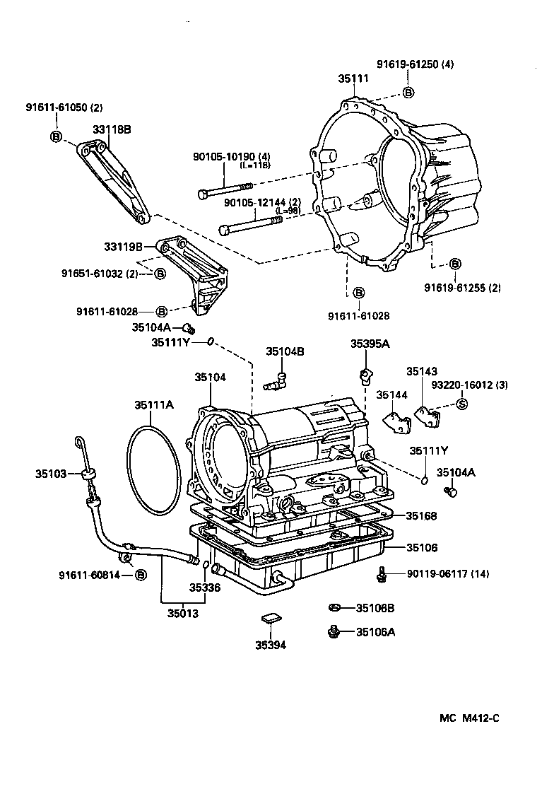 35106-30170 PAN SUB-ASSY, AUTOMATIC TRANSMISSION OIL product image
