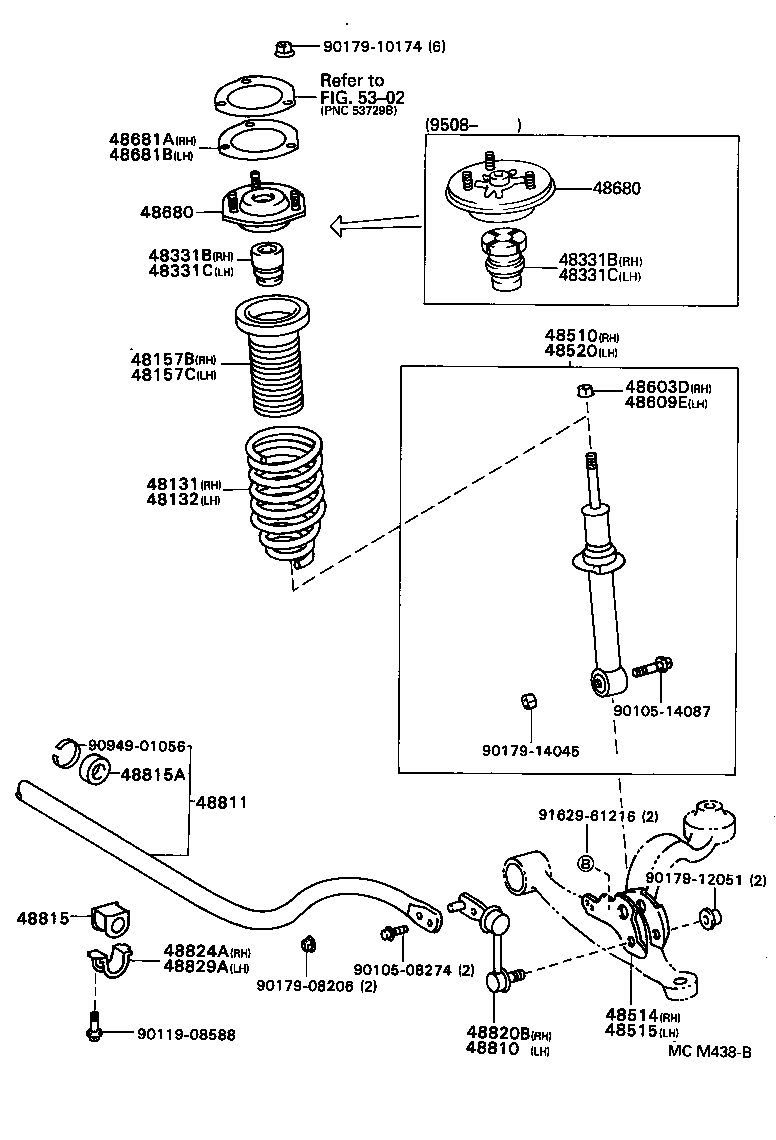 48131-30840 SPRING, FRONT COIL, RH product image