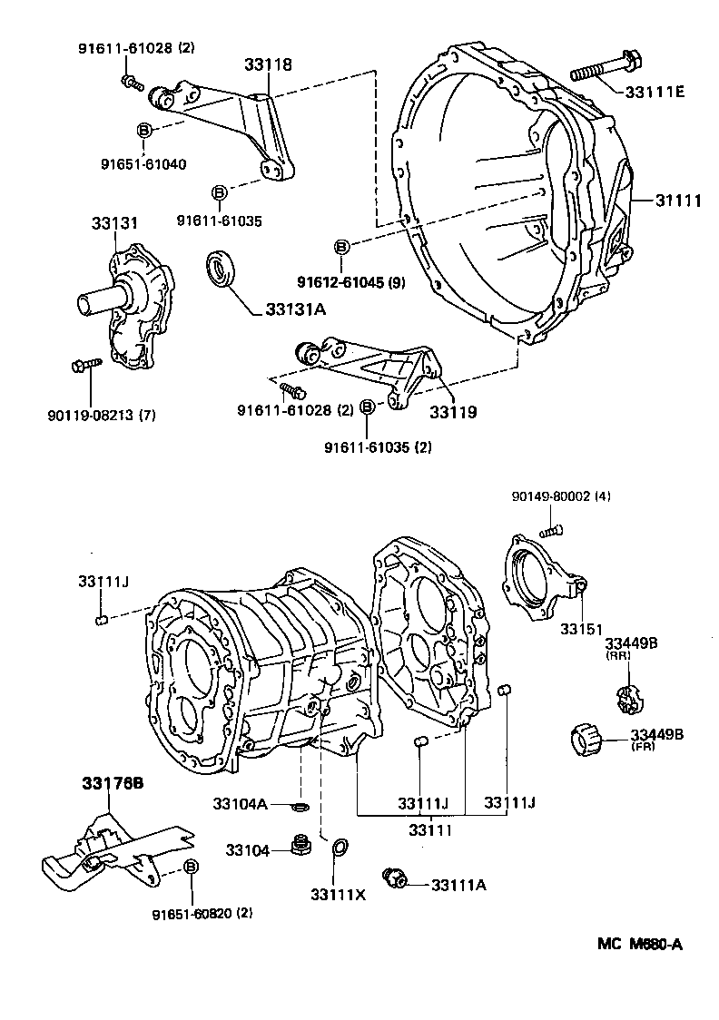 31111-22112 HOUSING, CLUTCH product image