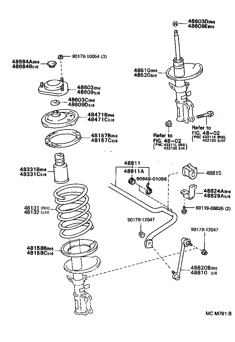 48131-28320 SPRING, FRONT COIL, RH product image