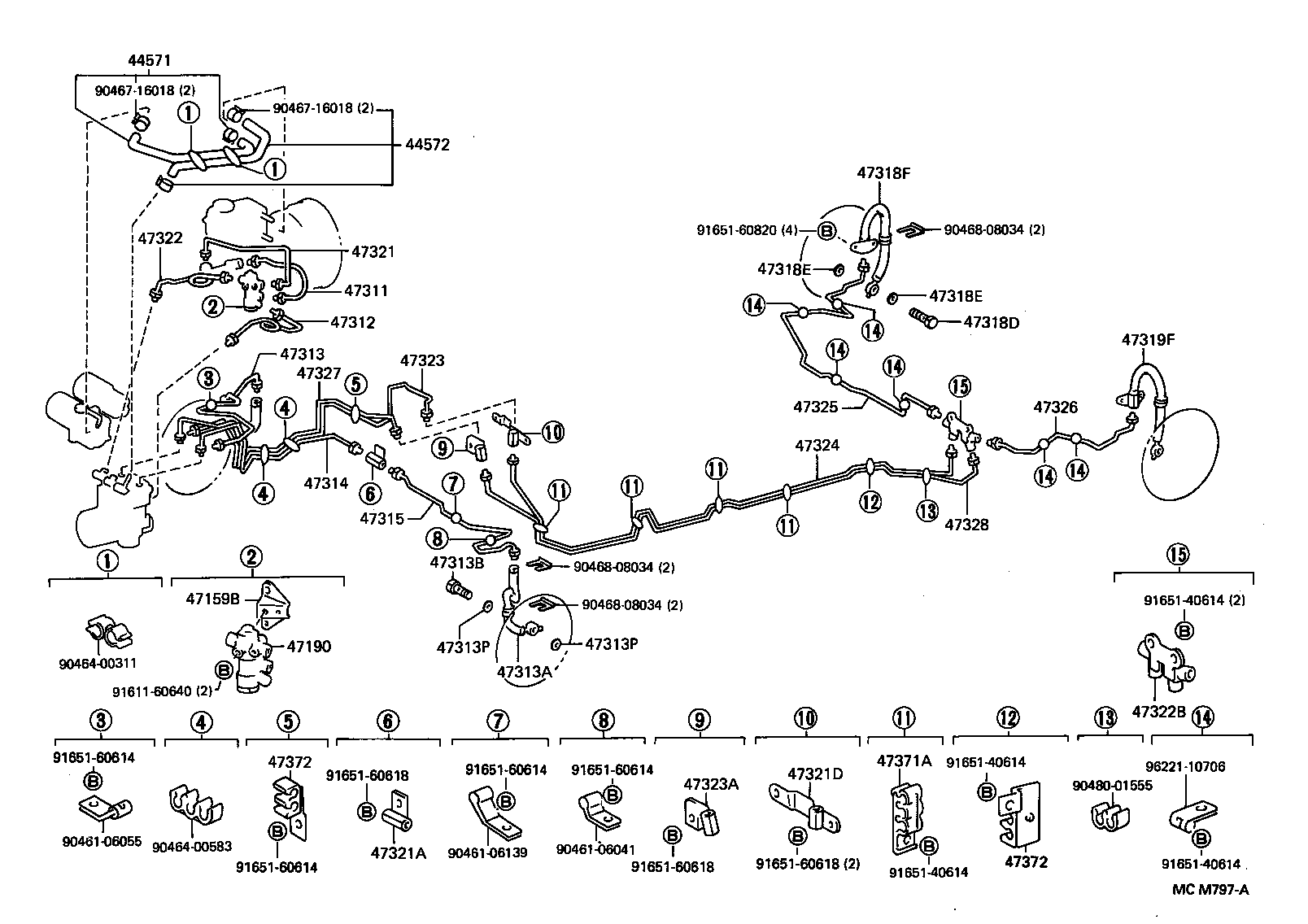 44510-17050 ACTUATOR ASSY, BRAKE product image